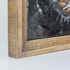 Metal Framed Pineapple Wooden Art